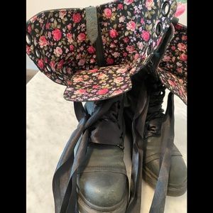 Original Doc Marten Tall Leather Boots - Size 6